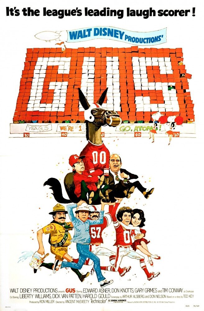 Gus (1976) постер